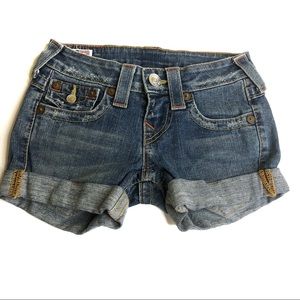True Religion jean shorts size 23